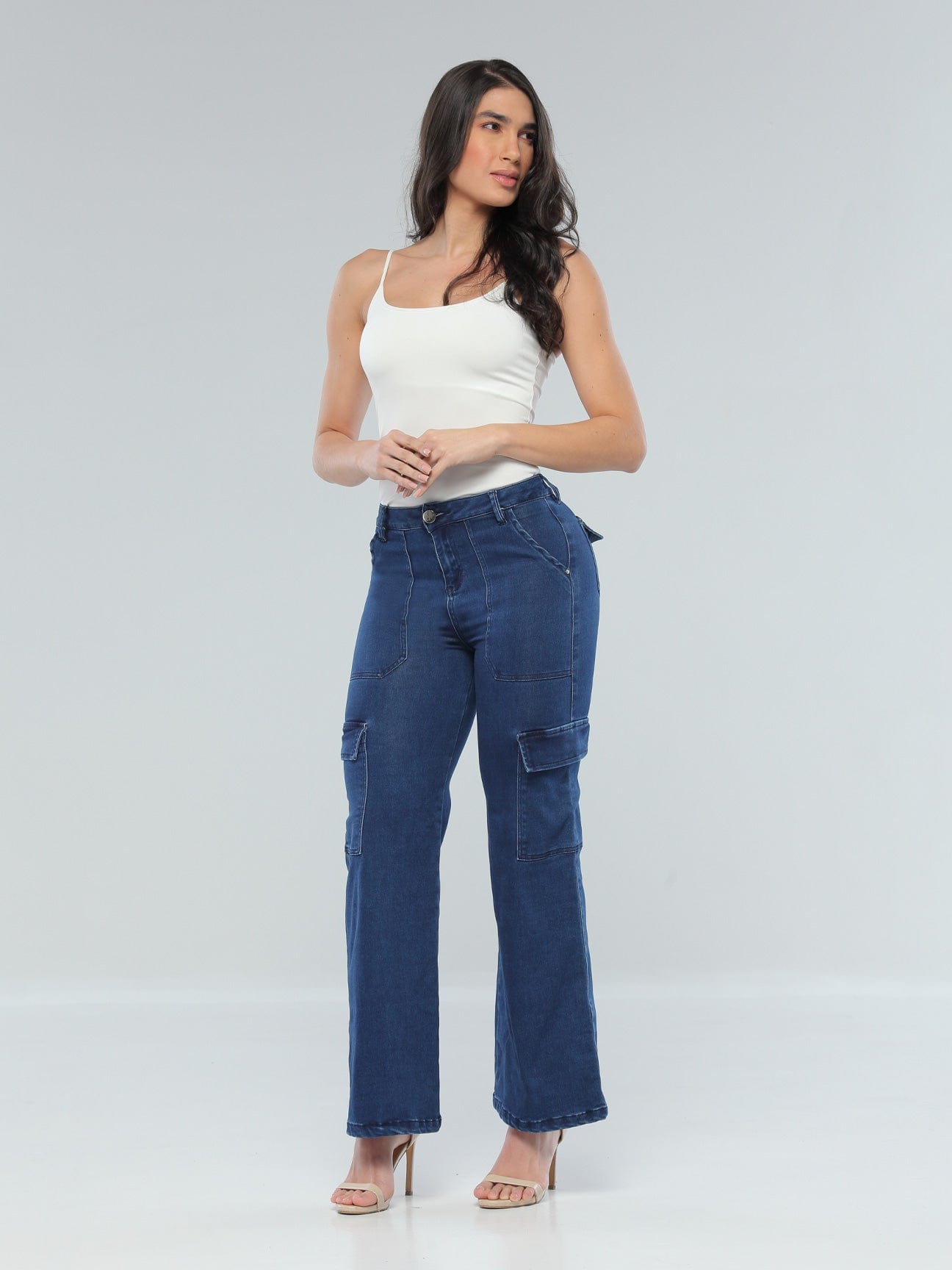 Spodnie dżinsowe modelujące pośladki Geraldine CB4014