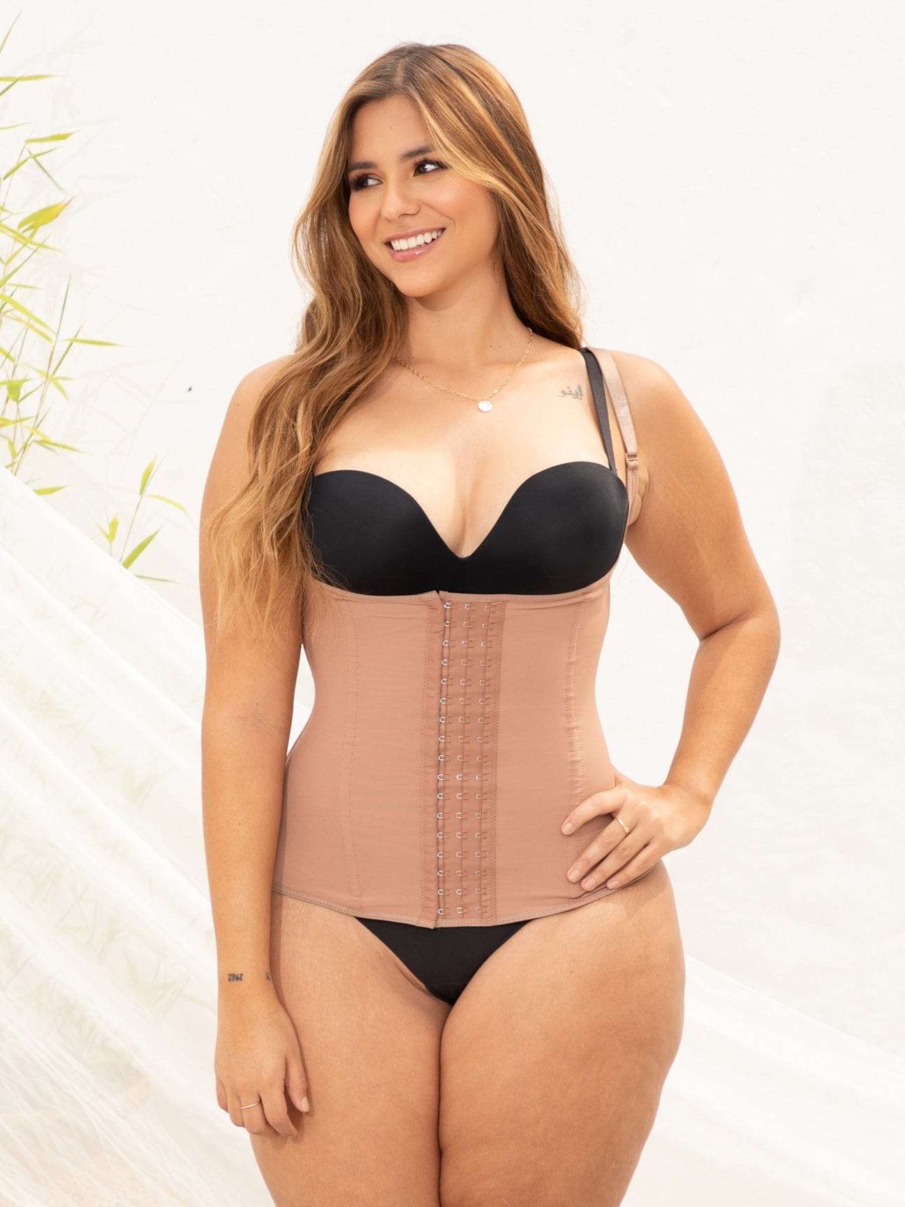 NS173 Ultra-Sculpt Waist Trainer Vest with Hooks