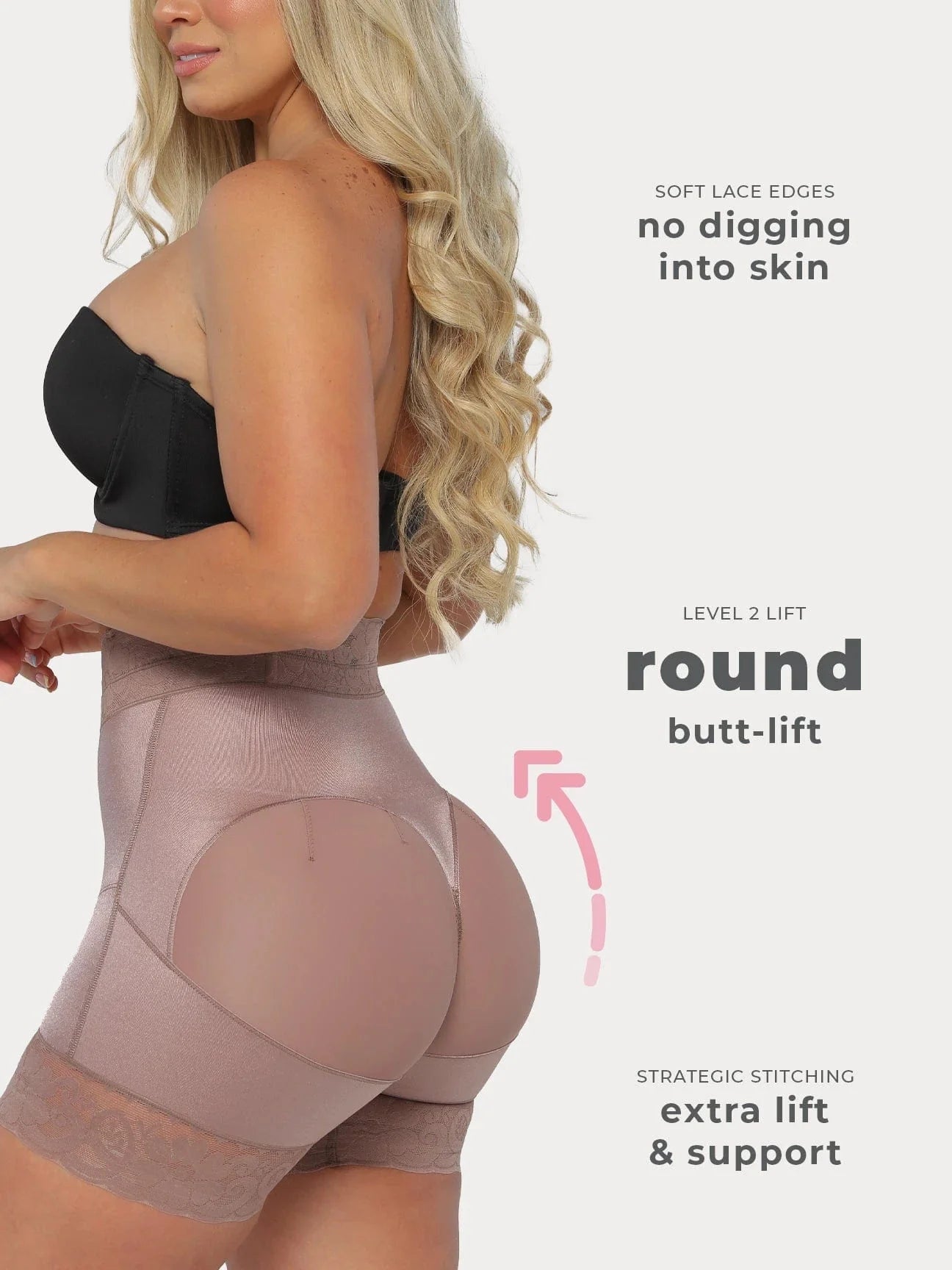 Luxury Round Lift Boy Shorts - Model CB004
