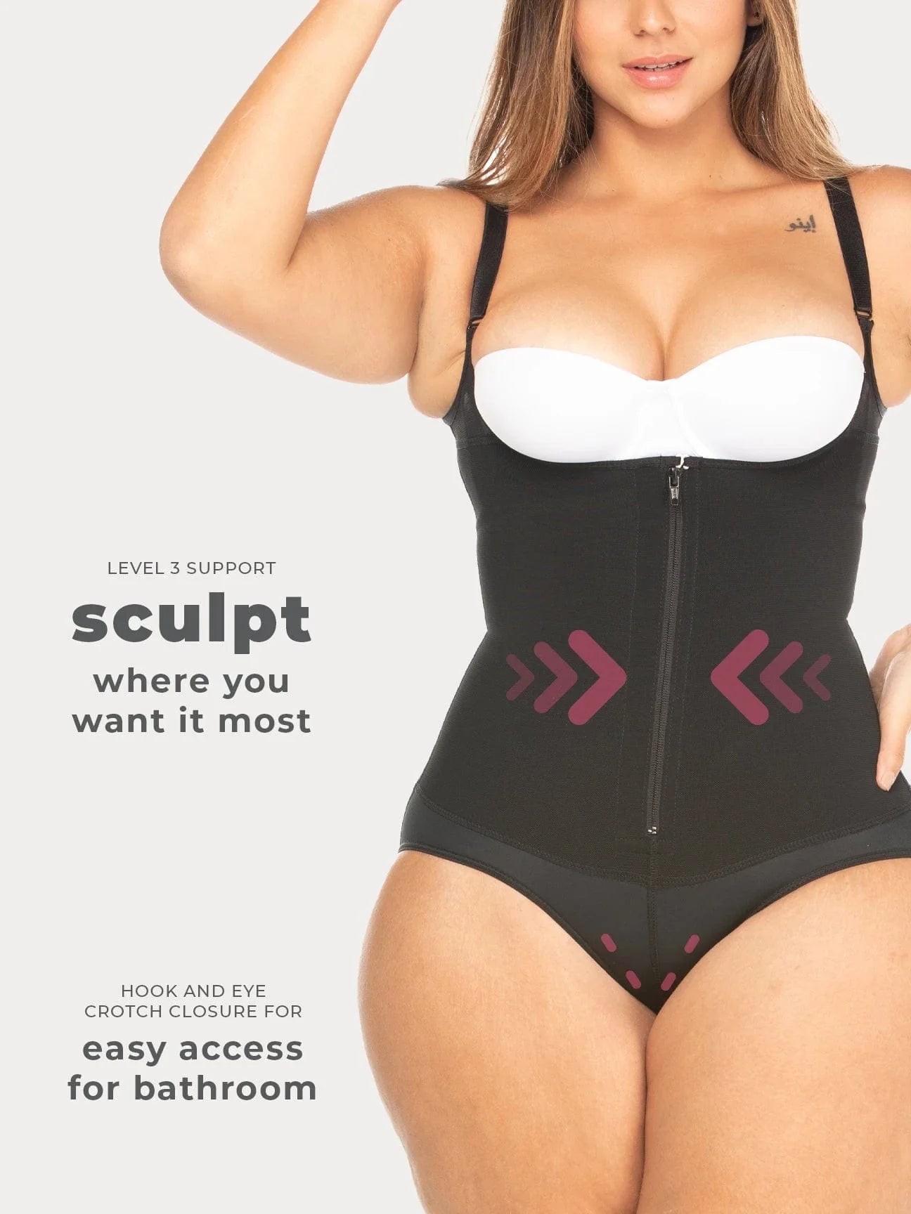 Modelujący body z majtkami NS015