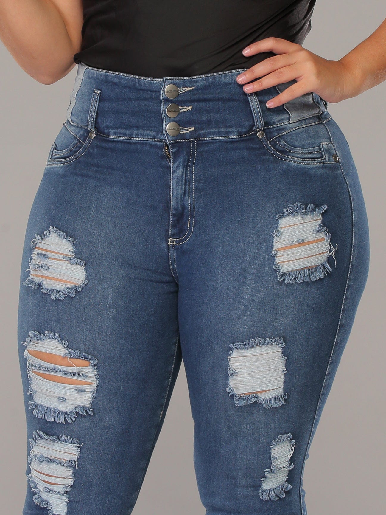 Sunrise Butt Lift Jean Capris - Style 14175