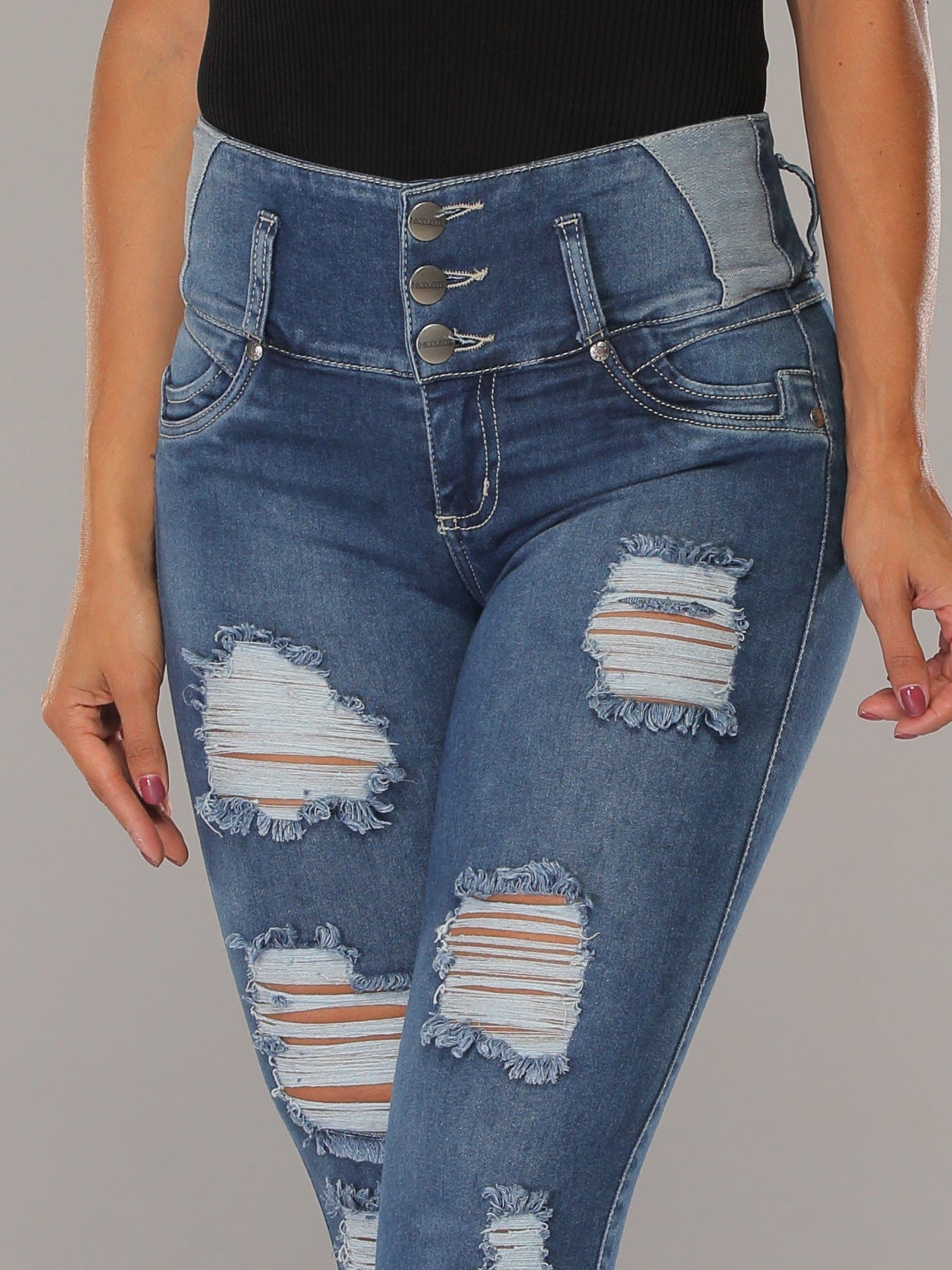Sunrise Butt Lift Jean Capris - Style 14175