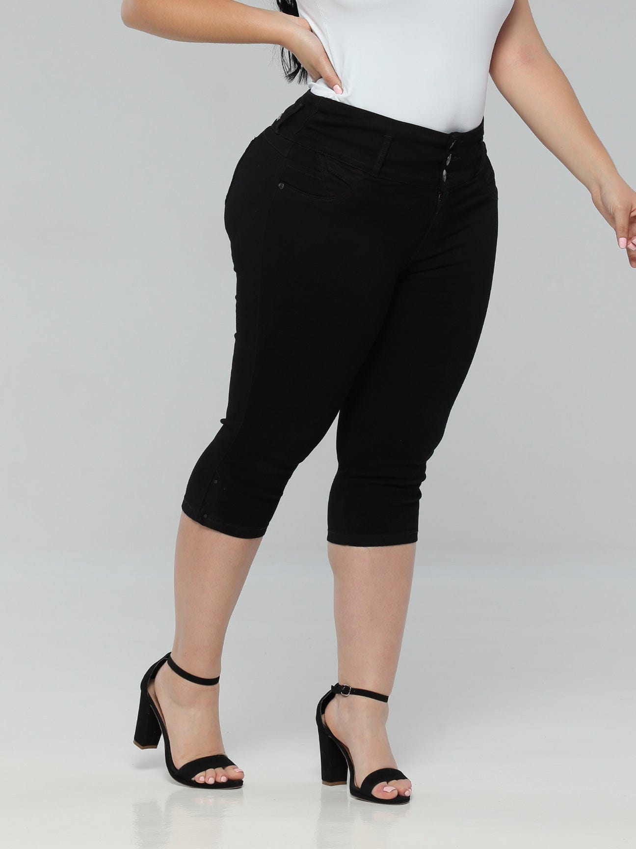 Paola 15097 Butt Lift Capri Leggings
