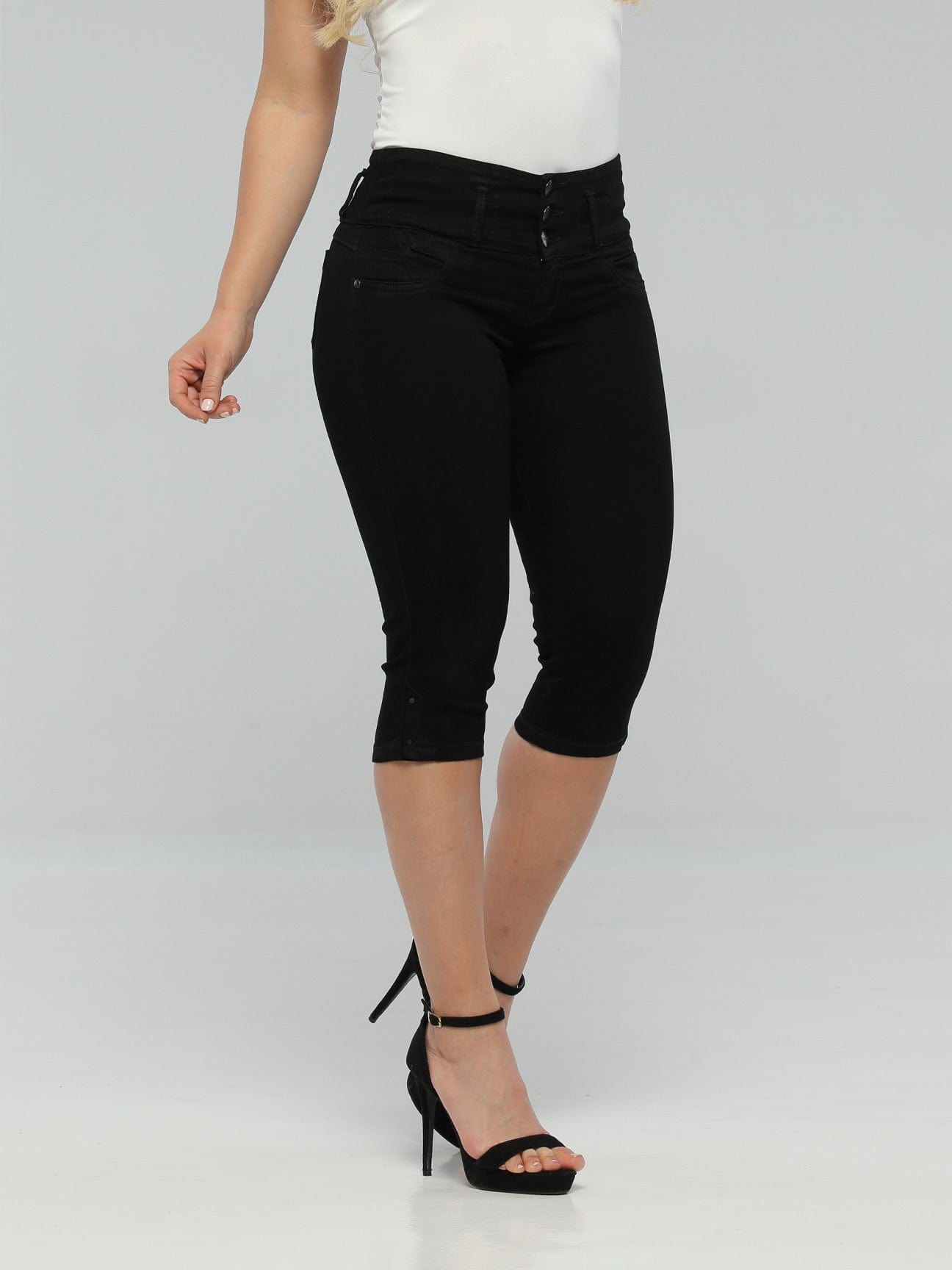 Paola 15097 Butt Lift Capri Leggings