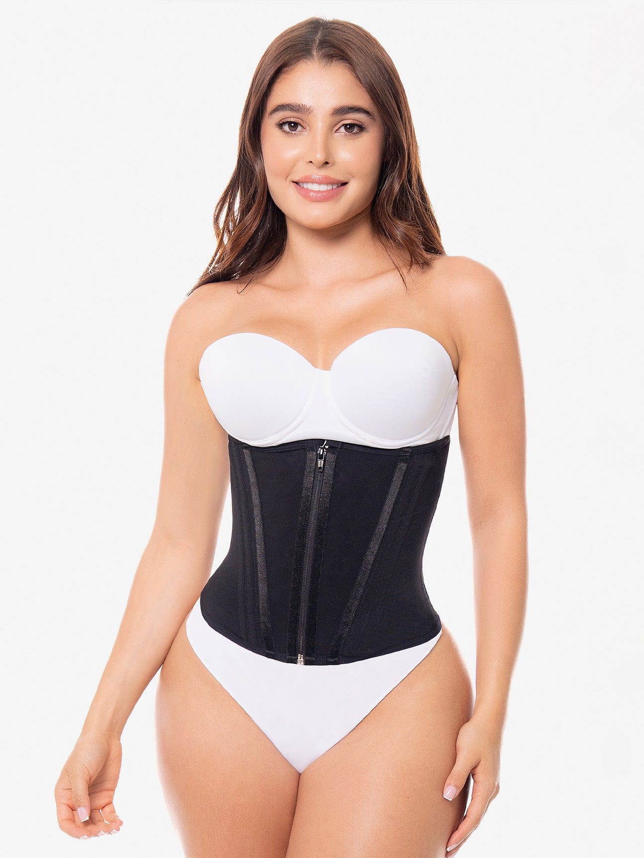 CT003RA Ultra-Sculpt Waist Trainer with Zipper and Hooks