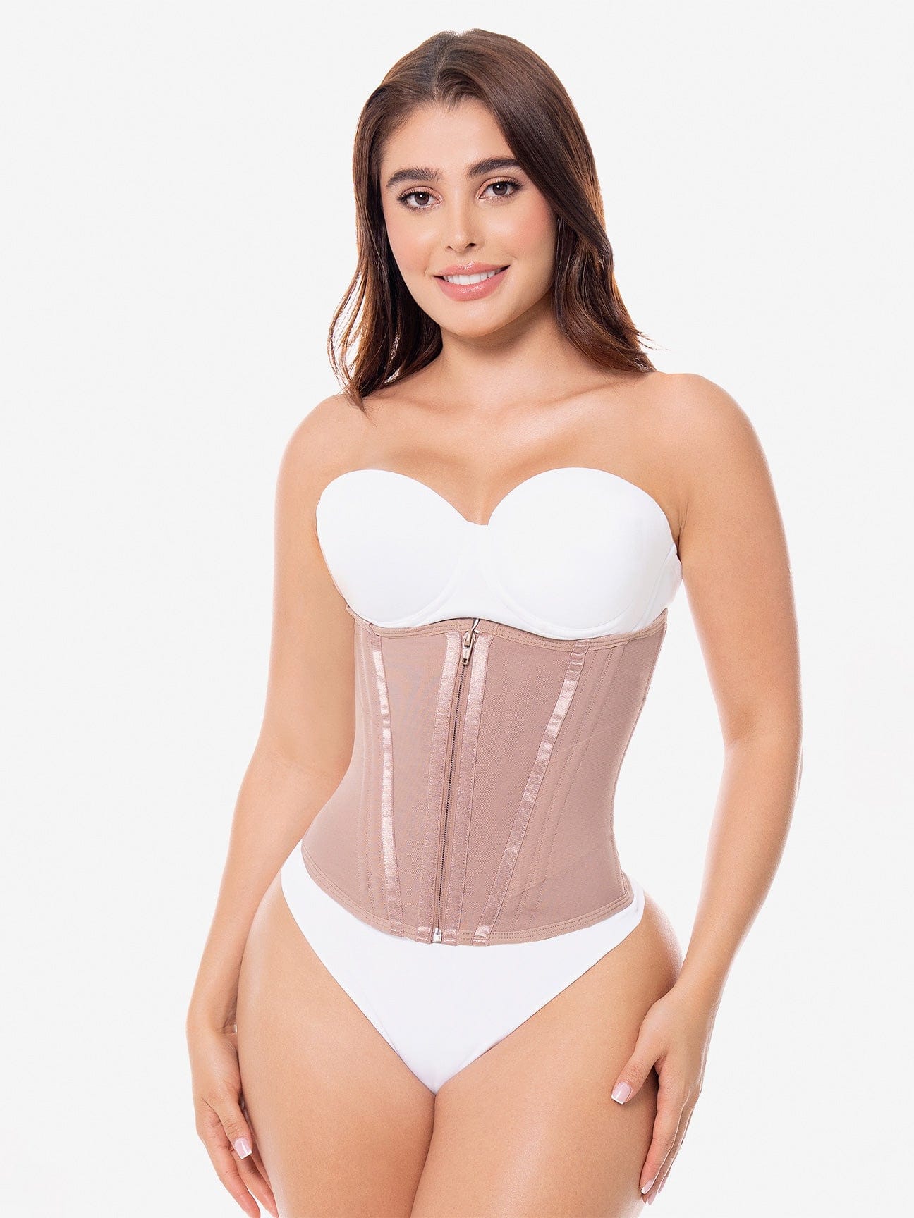 CT003RA Ultra-Sculpt Waist Trainer with Zipper and Hooks