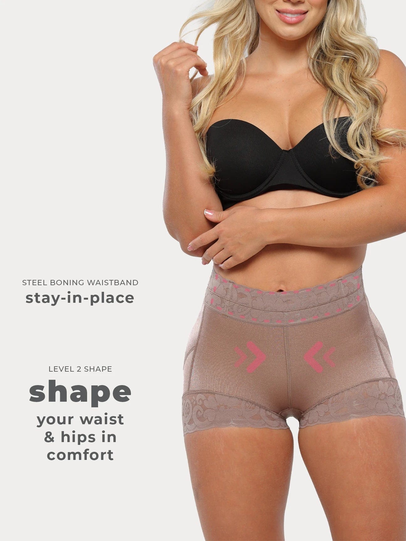 Luxury Round Lift Boy Shorts - Model CB004