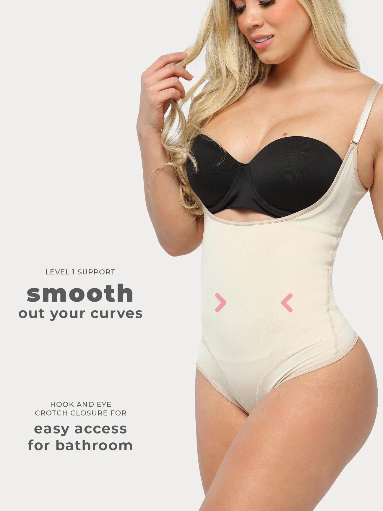 Smooth Bodysuit with Thong 8052