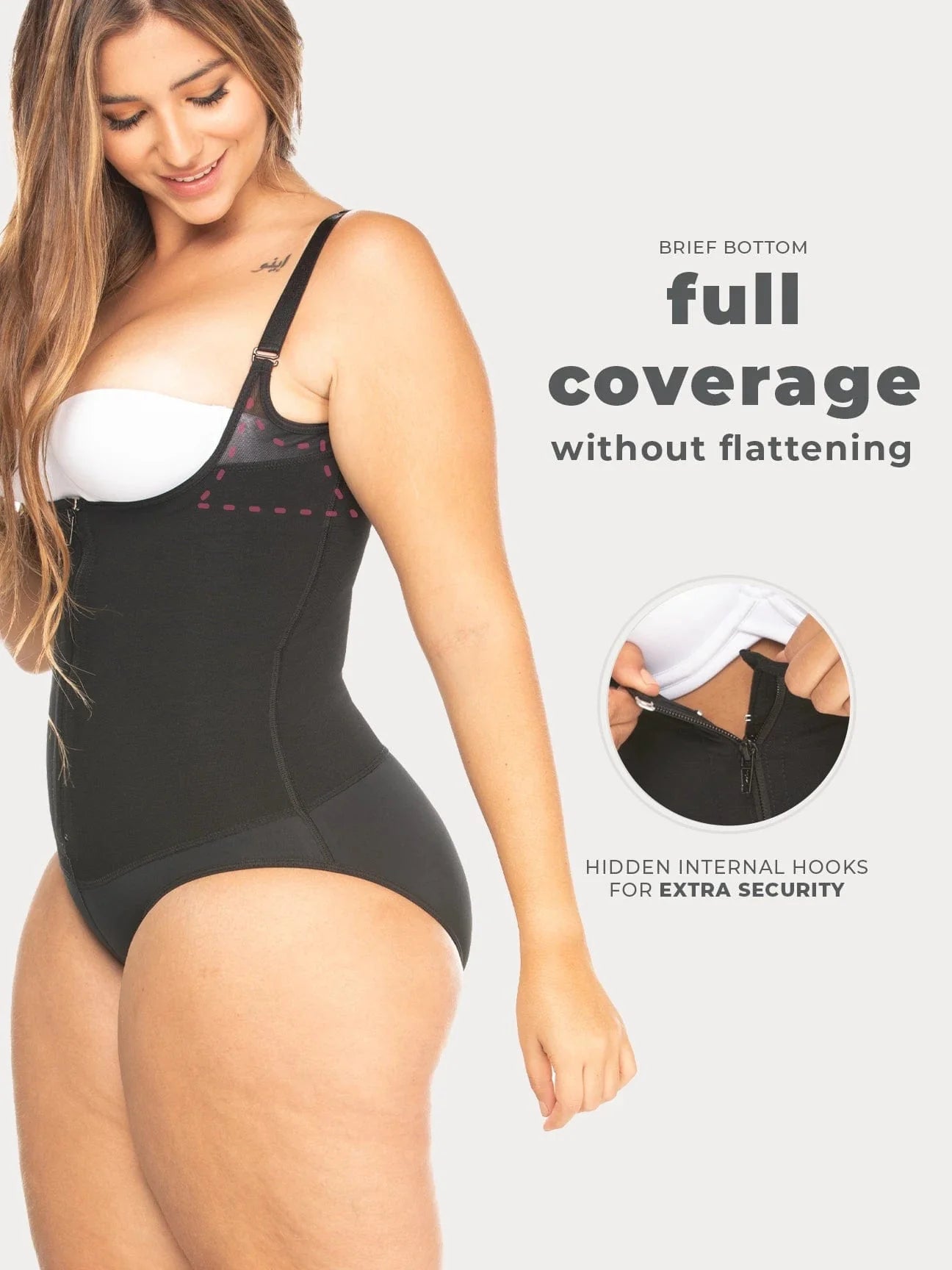 Modelujący body z majtkami NS015
