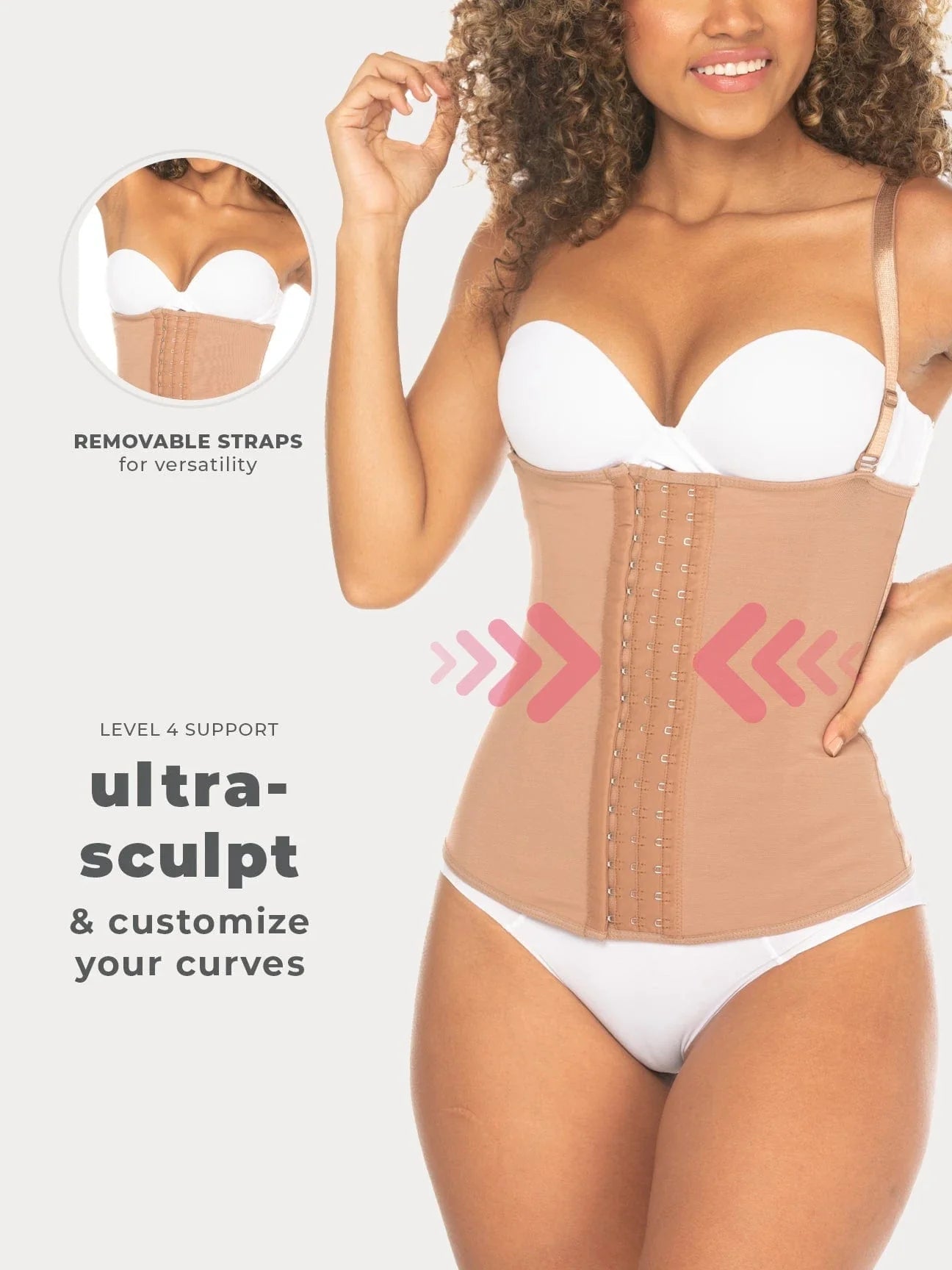 NS006 Ultra-Sculpt Waist Trainer with Hooks
