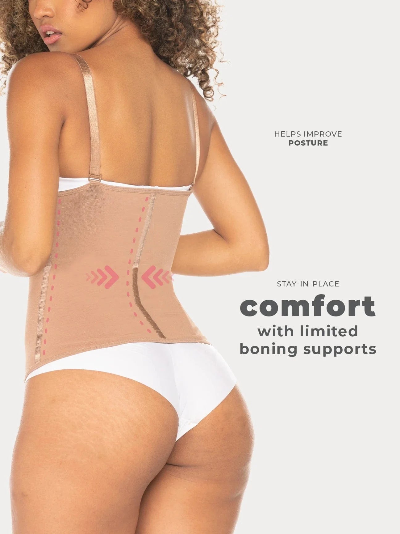 NS006 Ultra-Sculpt Waist Trainer with Hooks